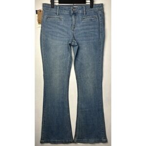 NWT Roxy Womens Jeans 30‎ Light Blue Flare Dead Stock Jane Forever